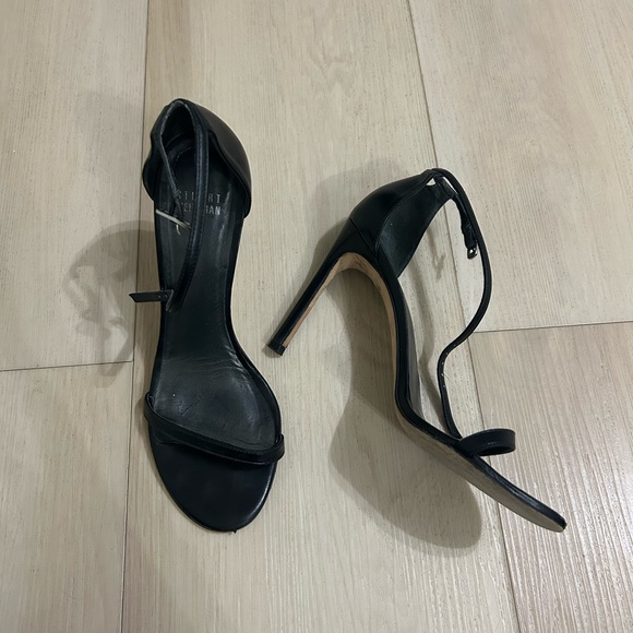 Stuart Weitzman Shoes - Stuart Weitzman Black Strappy Heels